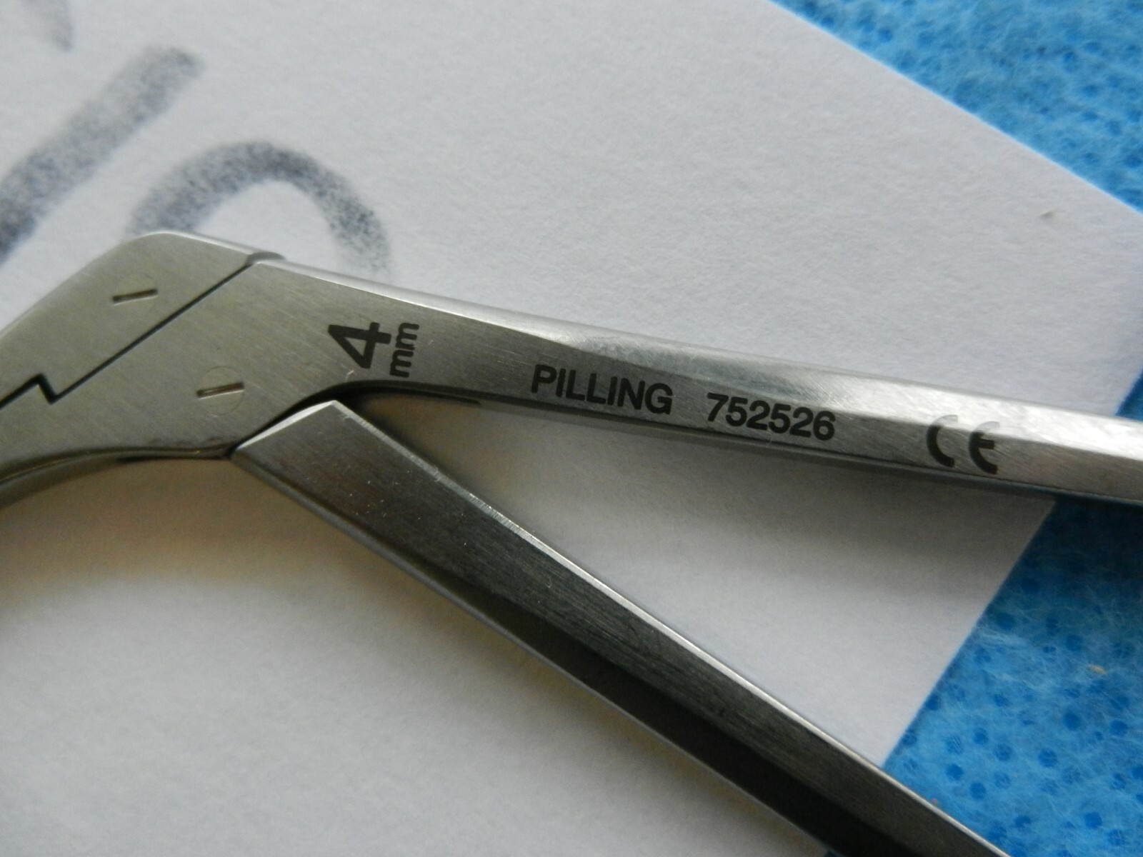 Pilling Surgical OB/GYN 4mm Wittner Biopsy Punch Forceps 752526