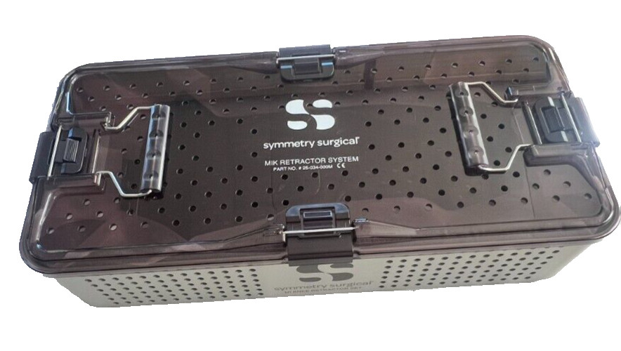NEW Symmetry Surgical MI Knee Retractor case Reference # 25-034-000M Empty Case