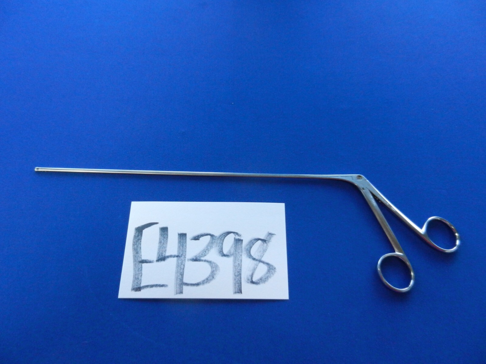E4398 V. Mueller BE2420 Jackson Straight 2.0mm Cup Laryngeal Forceps 11″ Long