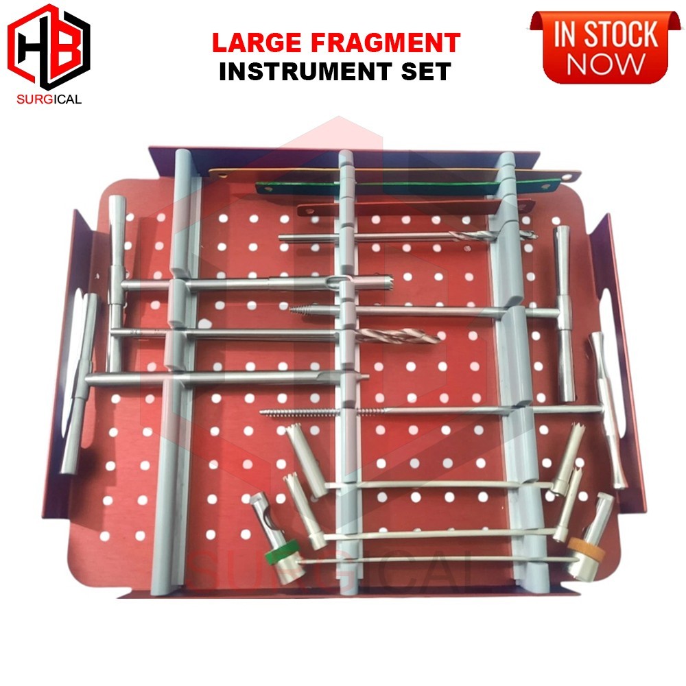 Large Fragment Instrument Set in Excellent Quality with Finest Quality Box