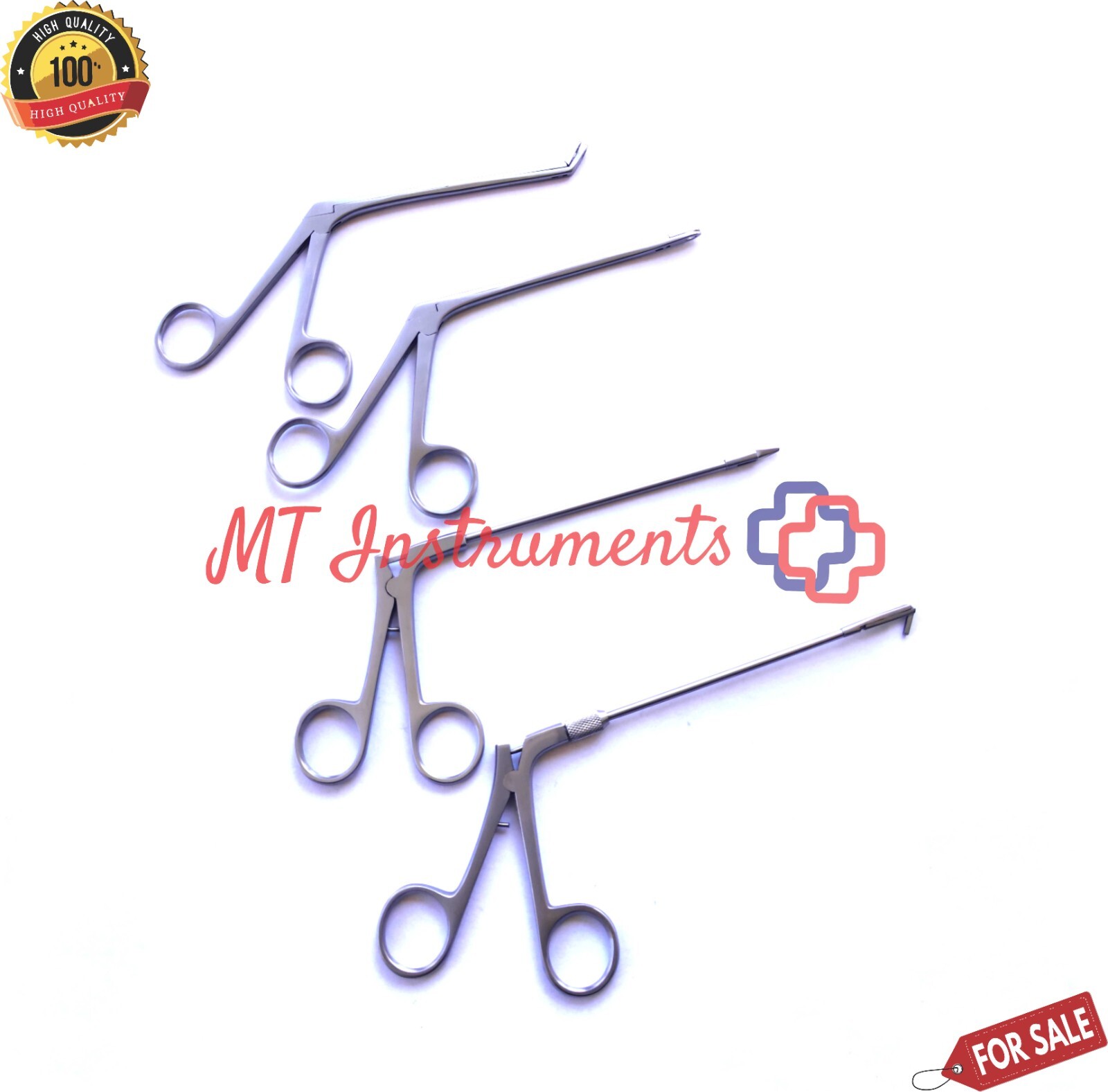 Fess Instruments Set of 4 Pcs For Sinus Endoscopic Surgery ENT Instruments CE