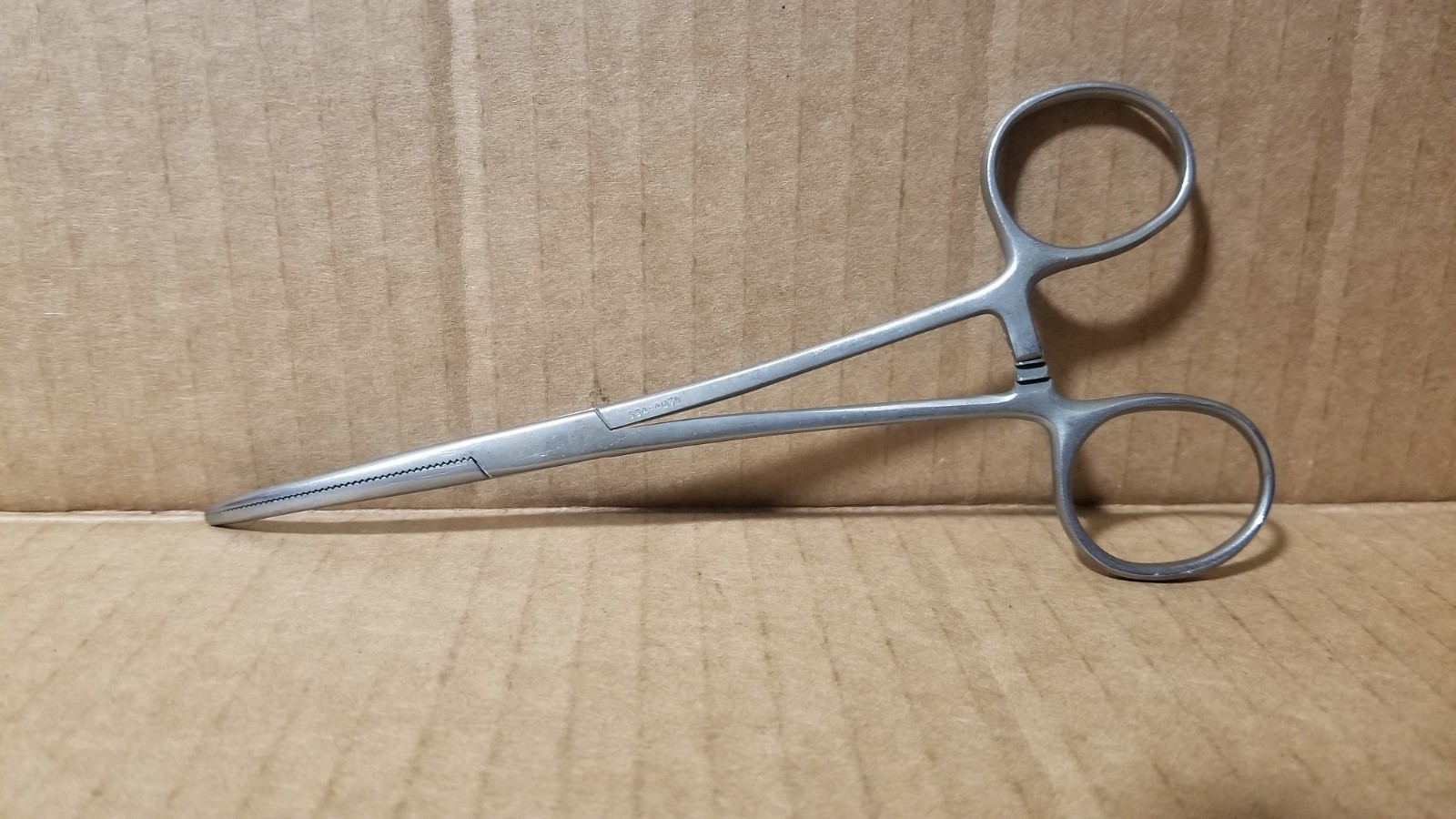 Vintage Codman Classic 334-4071 Stainless USA Surgical Curved Forceps VGC