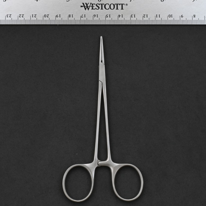 Aesculap BH106R Jacobson Mosquito Forceps Straight 5 1/8 in Hemostatic Clamp