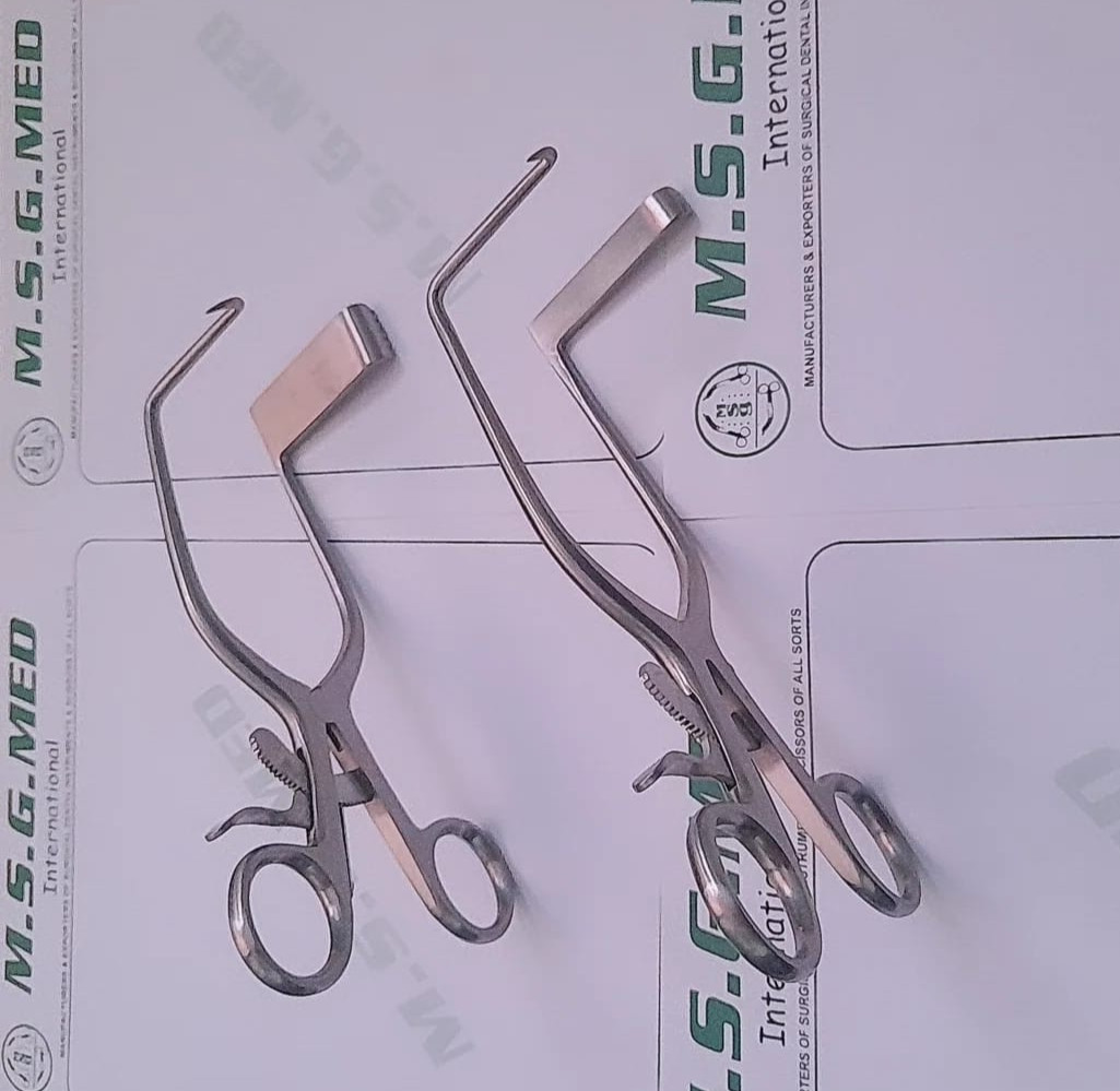Laminectomy Meyerding Self-Retaining Retractors 18cm R/L Stainless Steel 2PC Set