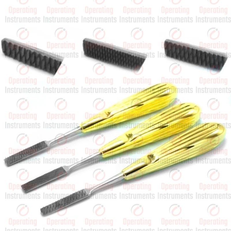 OR Grade TC Parkes Nasal Rasp Set Maltz Rhinoplasty Plastic Surgery ENT Rhino