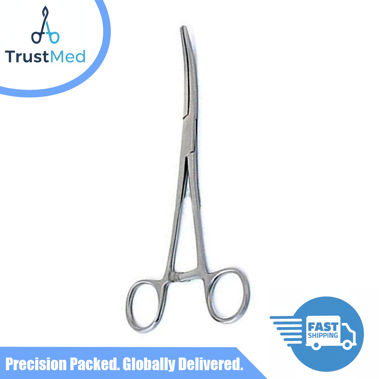 Curved 7″ Tonsil Hemostatic Forceps 1 Piece Surgical Instruments German Grade