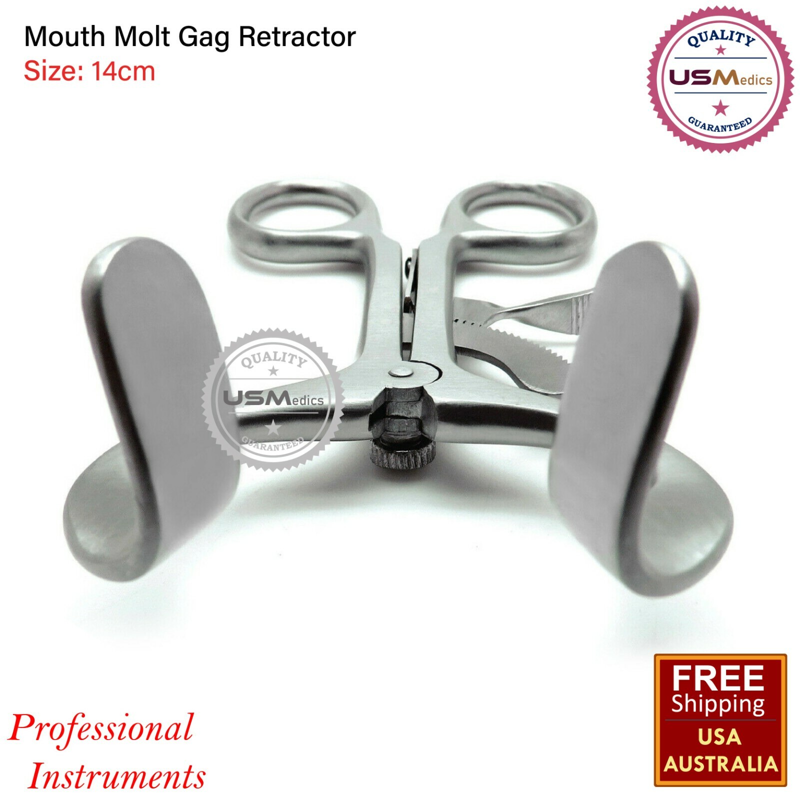 Dental Mouth Molt Gag Retractor Spreader Dental Surgical Instruments Beaden®