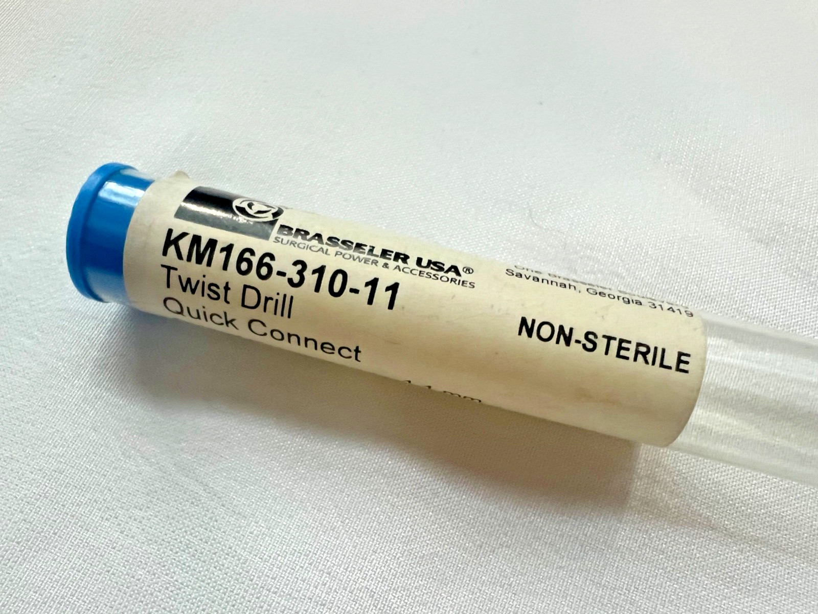 Brasseler USA Surgical KM166-310-11 Quick Connect Twist Drill 1.1mm X 60mm