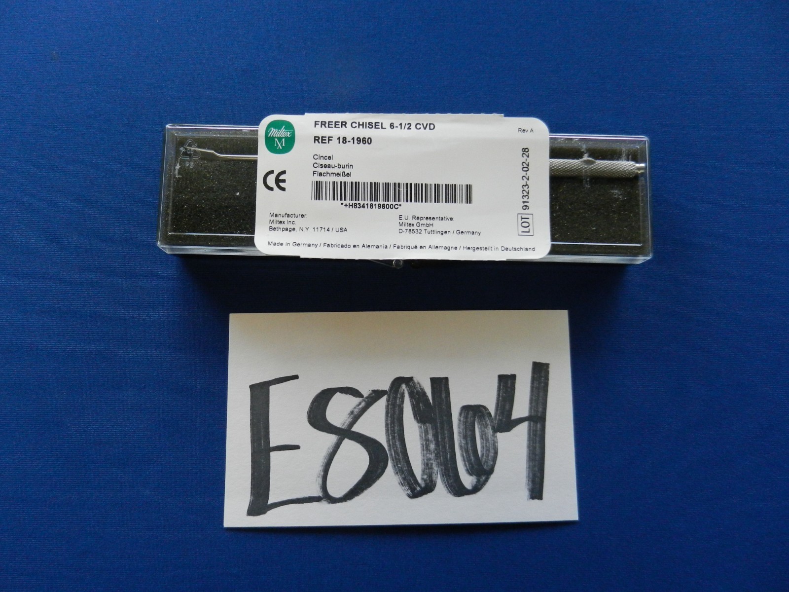 ***NEW*** Miltex 18-1960 Freer Curved Chisel 6.5″ Overall Length