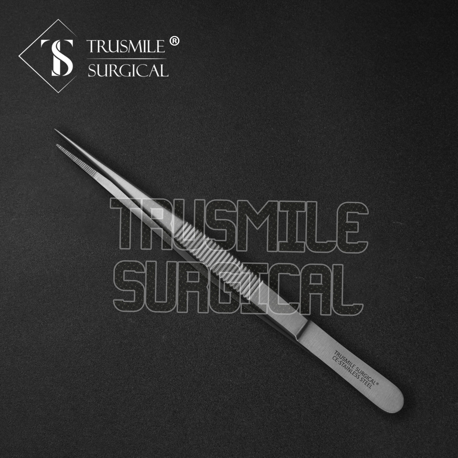 New Micro Precision Fine Pointed Tweezer 6″ `Trusmile Surgical