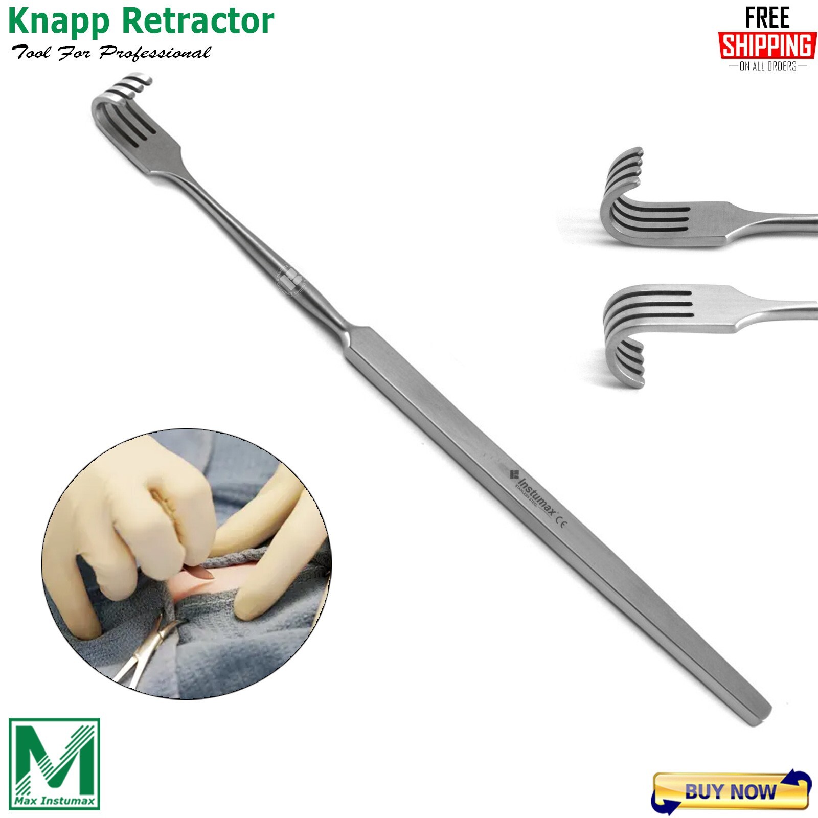 Facelift Plastic Surgery Kit Forehead Microsurgery Surgical Instruments Set 23PC
