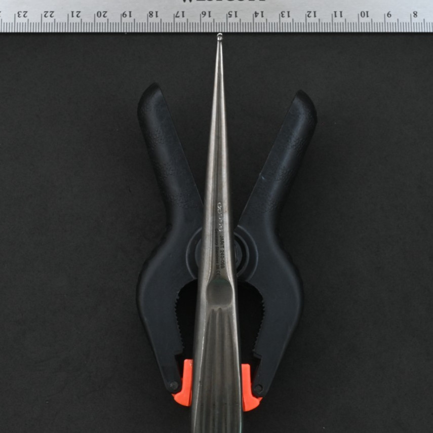 Integra Jarit 240-098 Bruns Oval Cup Curette Size 5-0 Straight 7 in (175 mm)