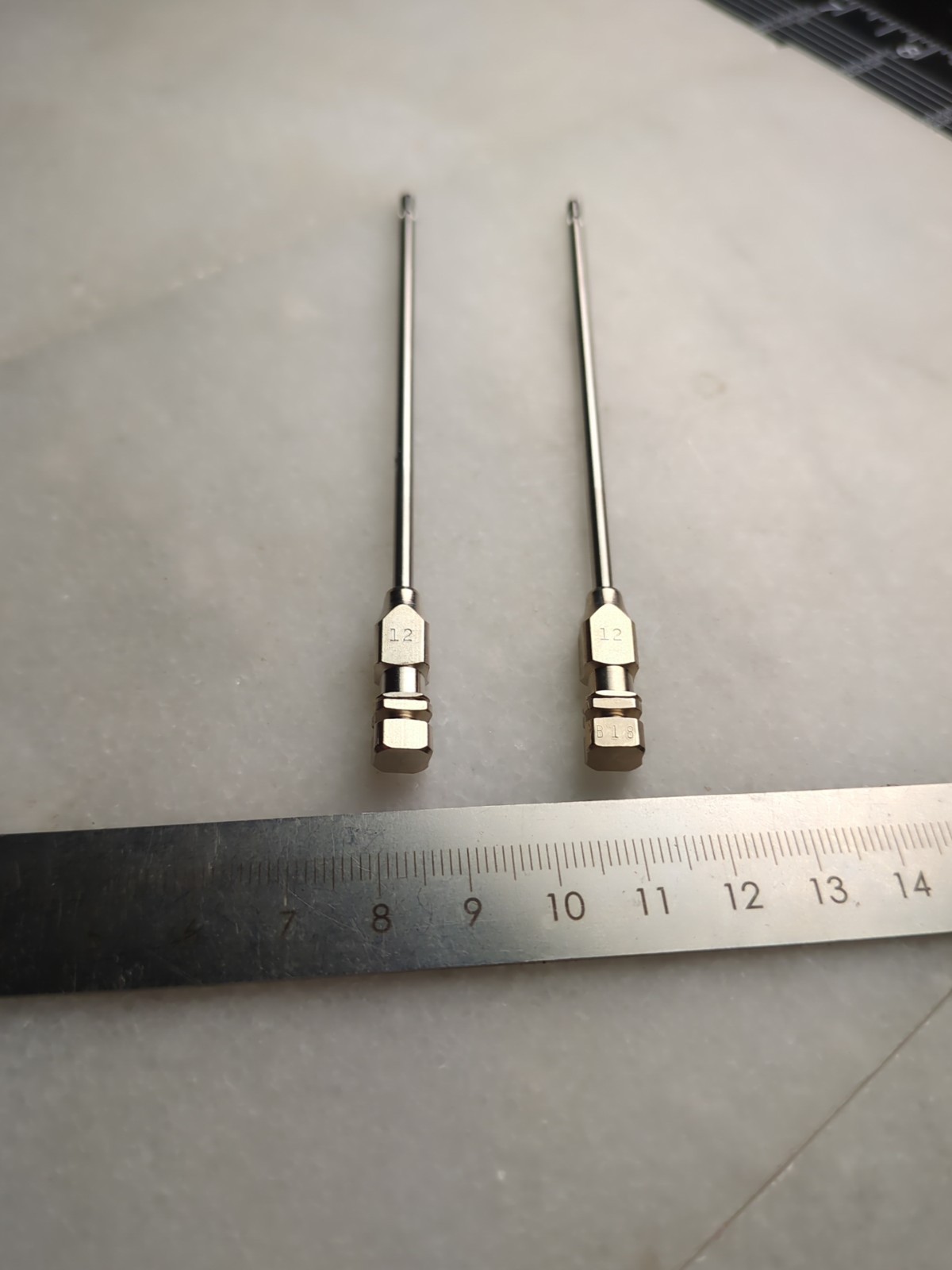 Lot Of 2 Arthroscopic irrigation cannulas Sz 12