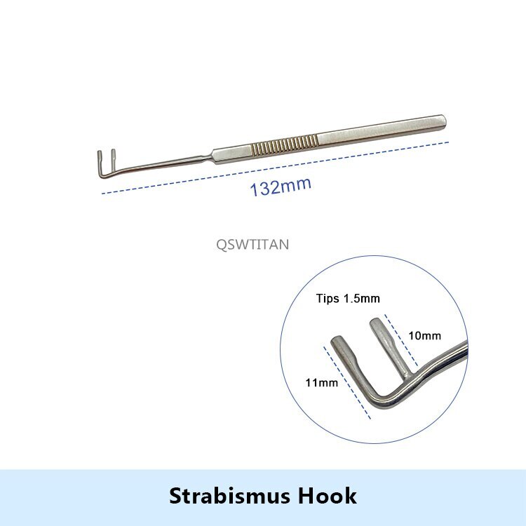 Strabismus Hook Helveston Scleral Marking Ruler Ophthalmic Surgical Instrument