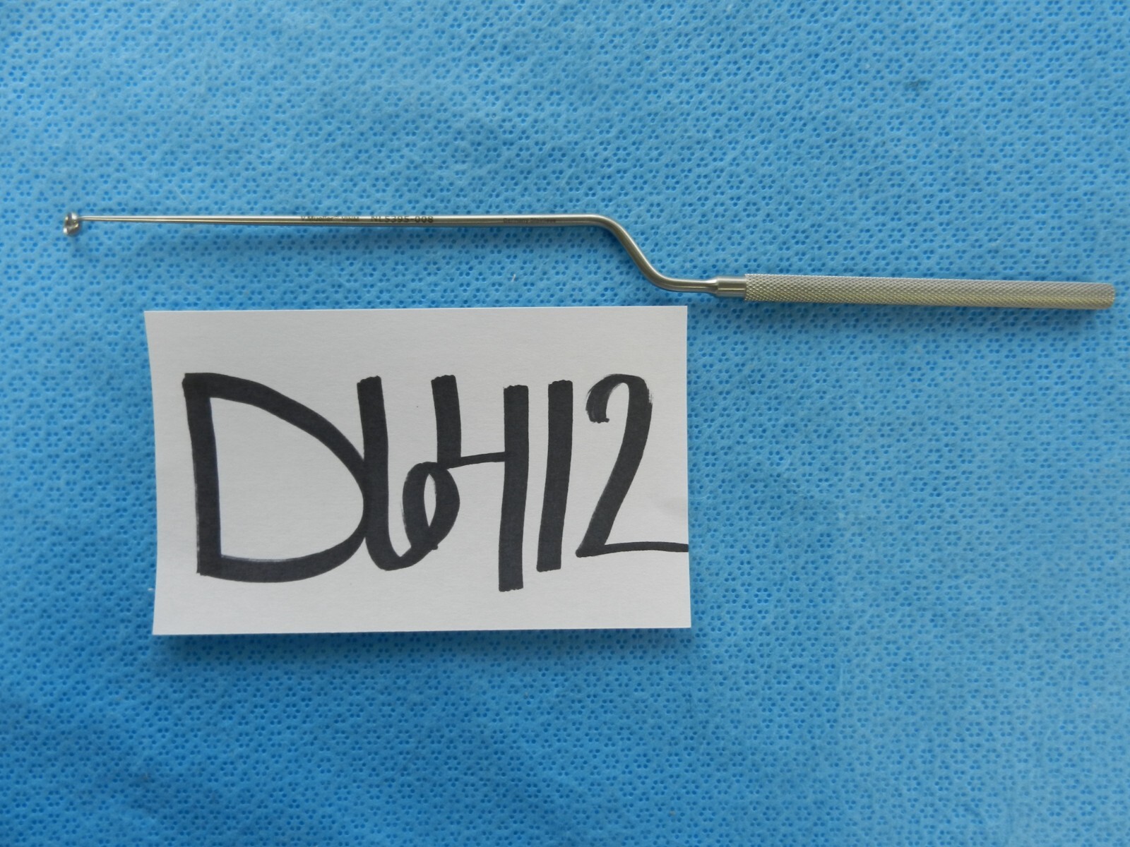 D6412 V. Mueller Neuro Hardy Curette 45 Degree Right Angle 12cm NL5395-008