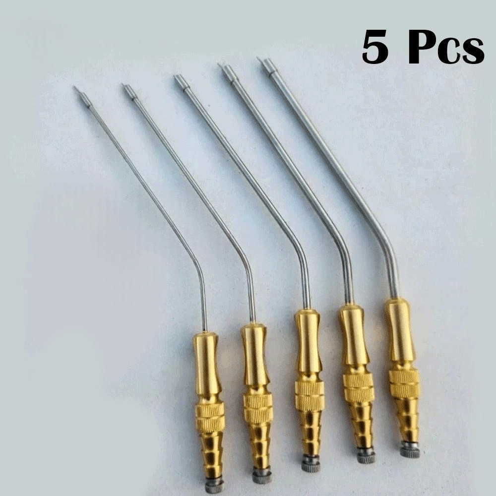 Frazier Suction Tube With Atraumatic Tip 6 To 14FR 5 PCs Set Surgical Instrument