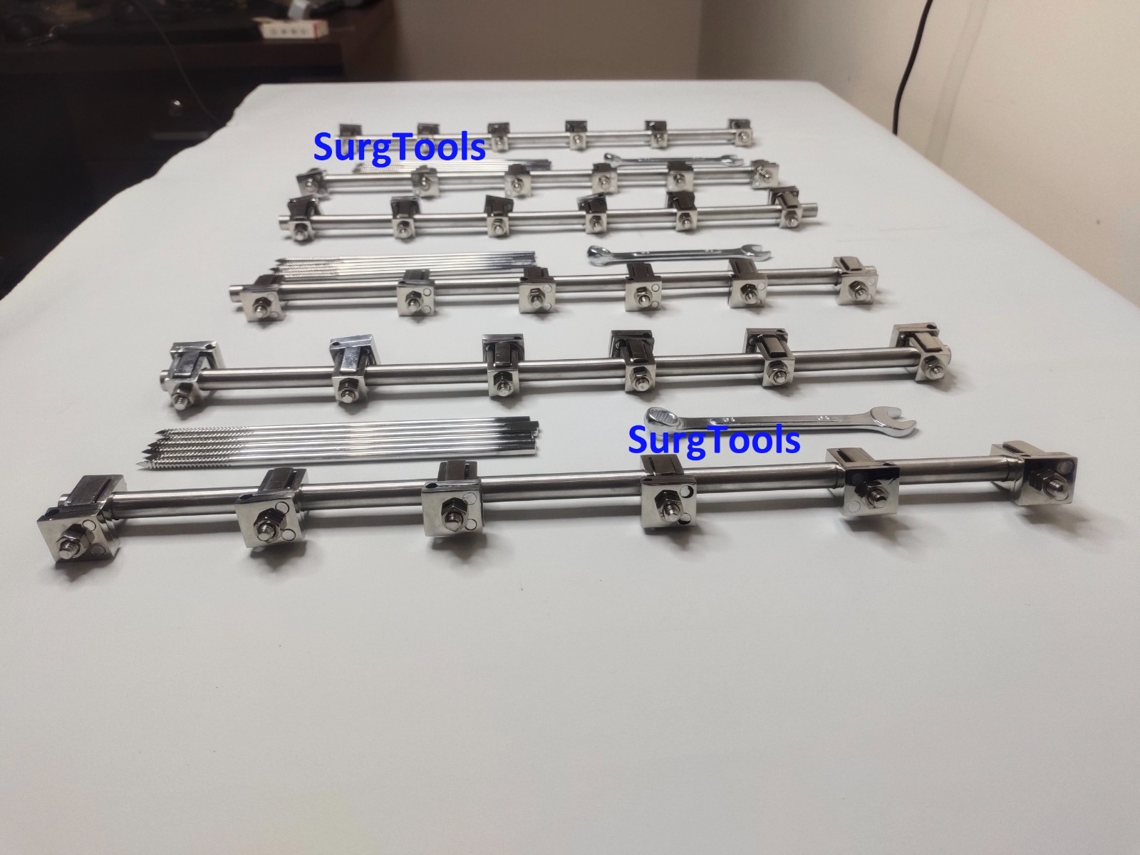 AO External Fixator Set Distal Radius 2.4 Tibia 4.5 and Femur 5.0 (3 Sets)