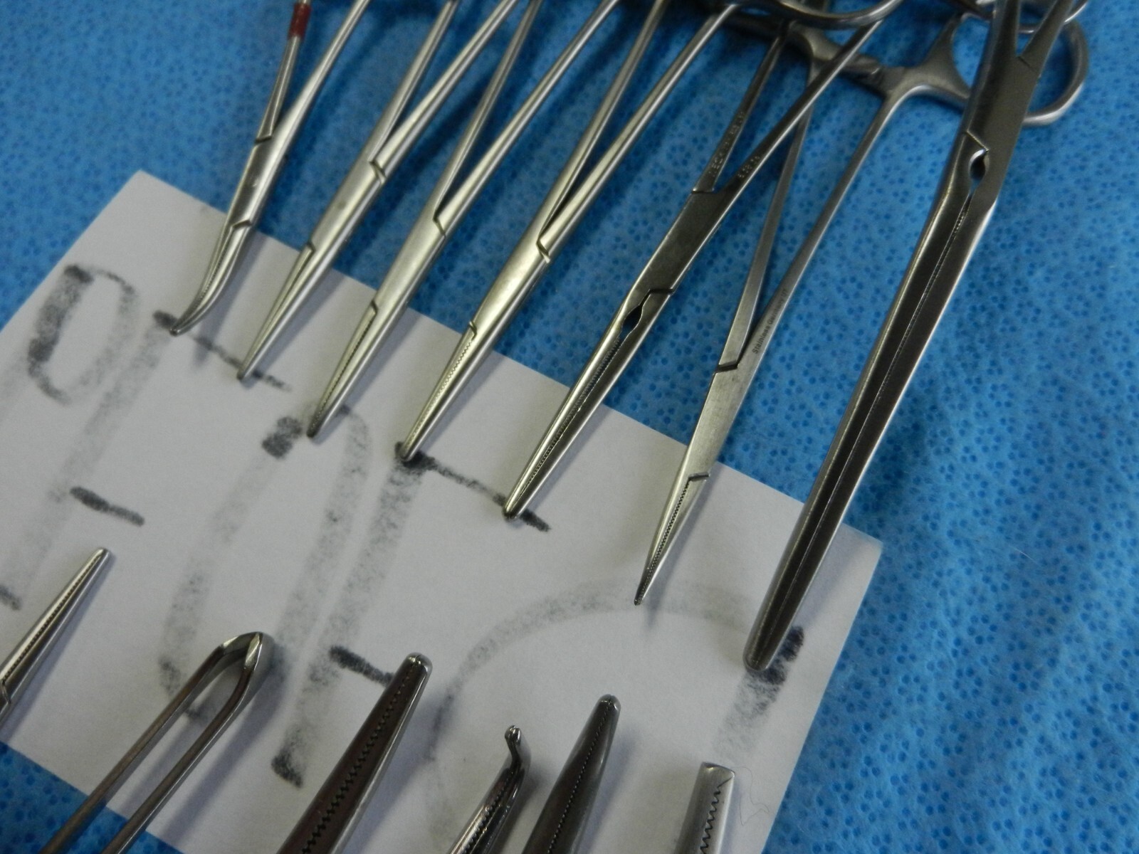 D7079 Pilling Weck Jarit Aesculap Surgical Forceps Lot of 15 10-20cm