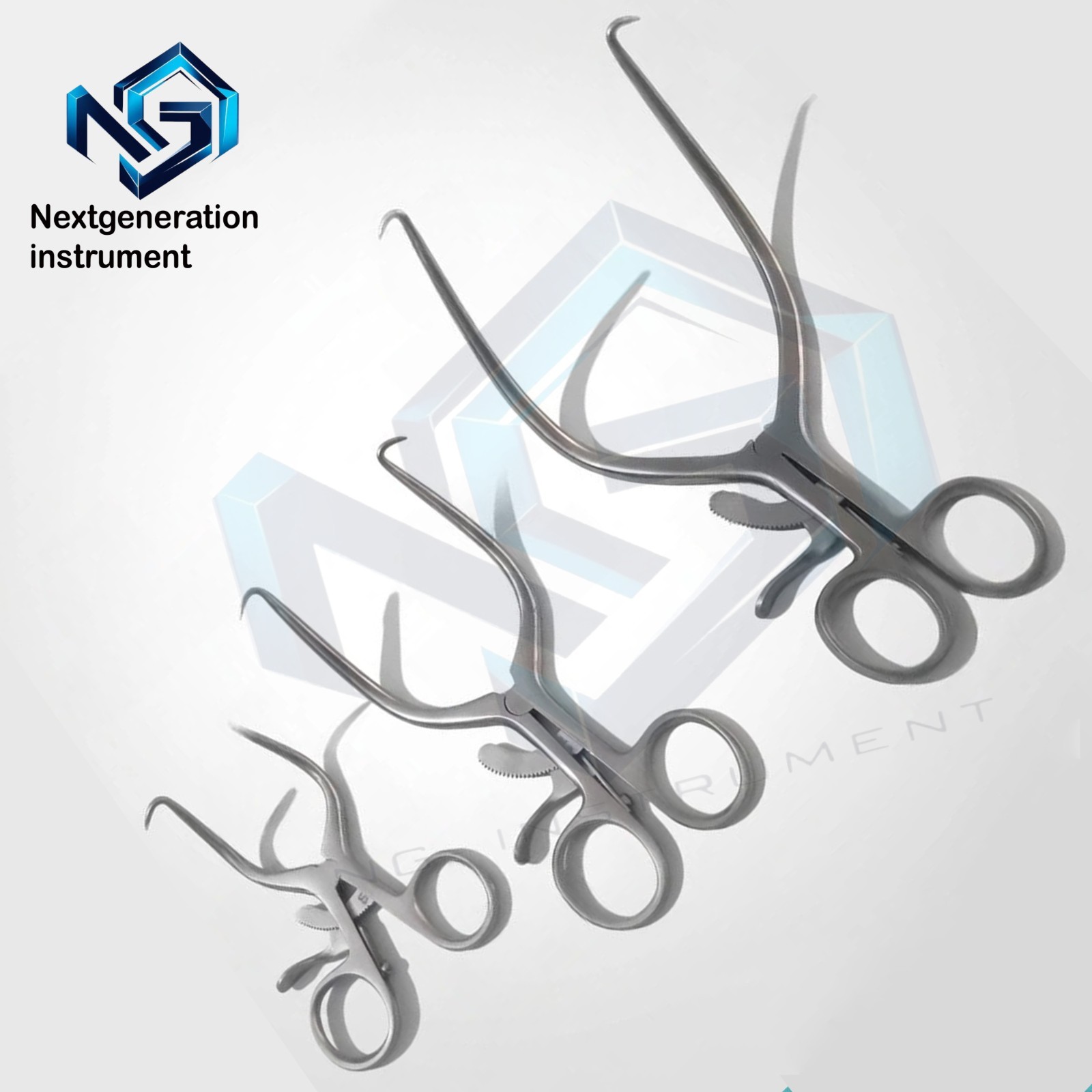 Veterinary Gelpi Retractors 3pc Set 3.5″ 5.5″ 7″ Sharp Surgical Instruments