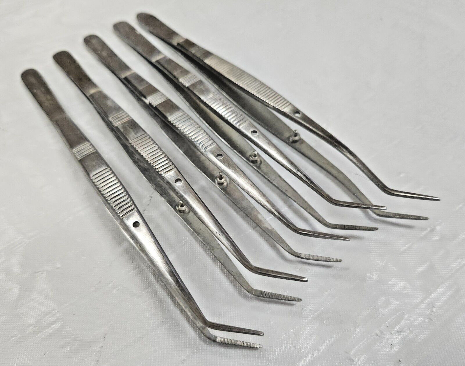 Lot of FIVE Benco Dental Surgical Forceps -Cpix&descript4info