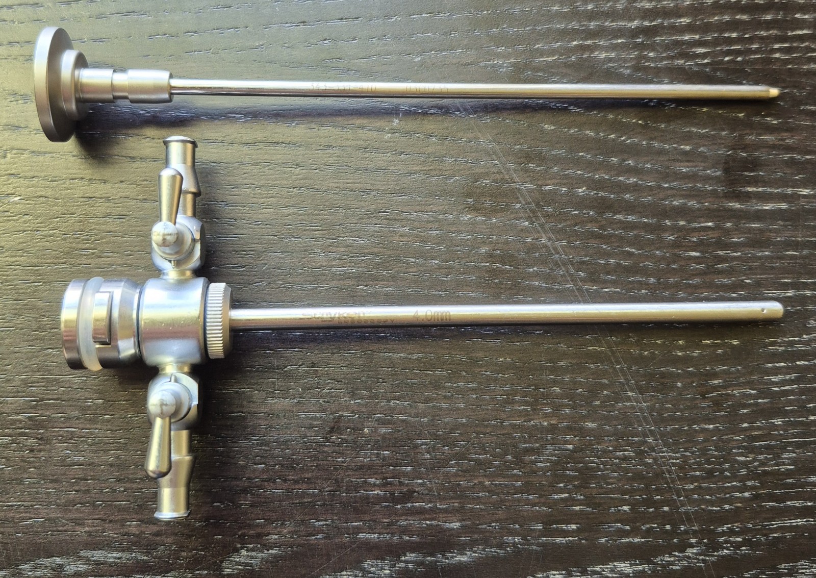 Stryker 343-331-450 4mm Cannula, Rotating Stopcocks & 343-331-410 Obturator