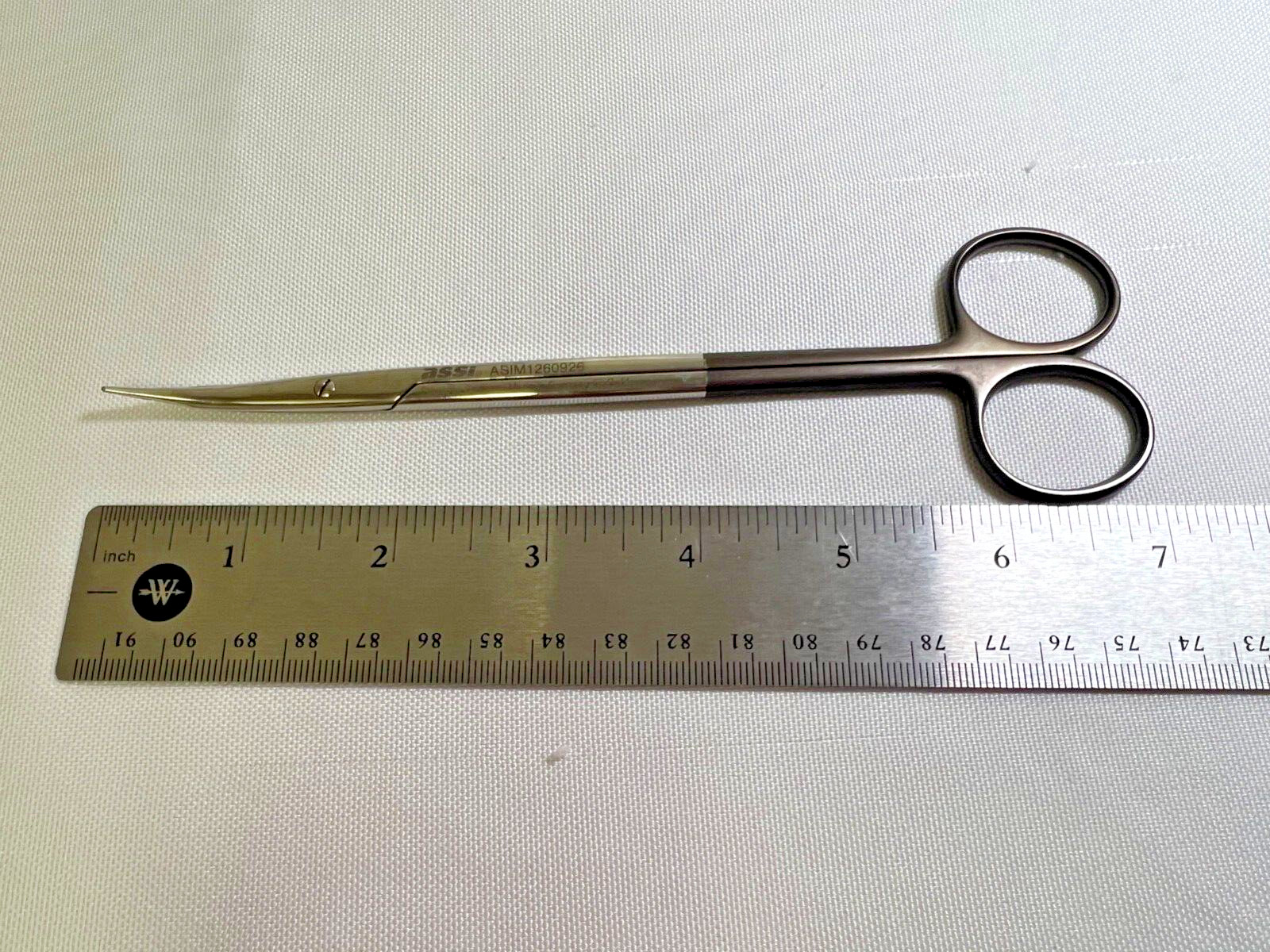 ASSI ASIM1260926 Jamison Curved Serrated Scissors 7″ Length