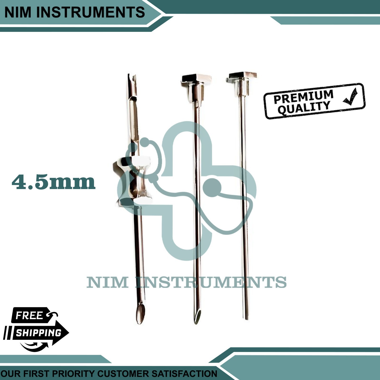 HRT Trocar 4.5mm Hormone Replacement Pellet Insertion Trocars