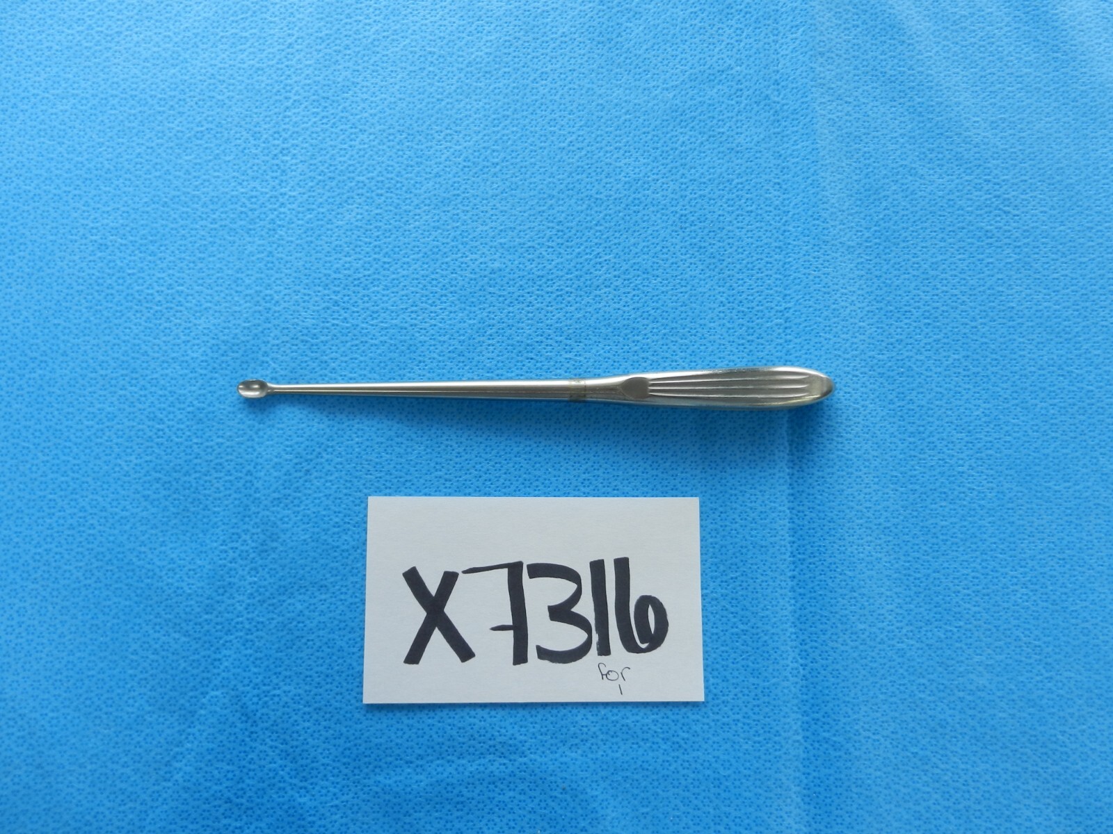 D7316 V. Mueller Bruns Straight 8.4mm Cup Curette Size 4 OS993-007