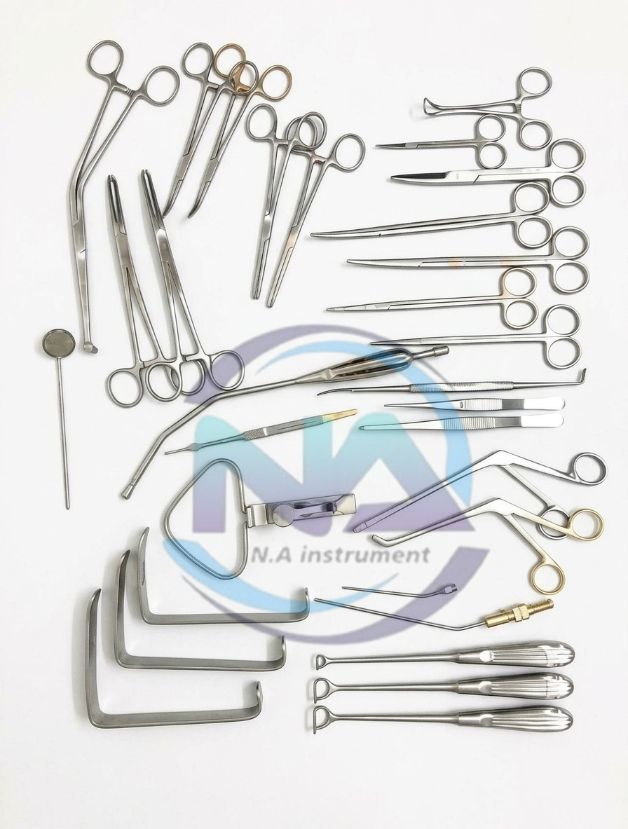 Tonsil & Adenoid Tray 30 Pcs Set Surgical Instruments High Quality