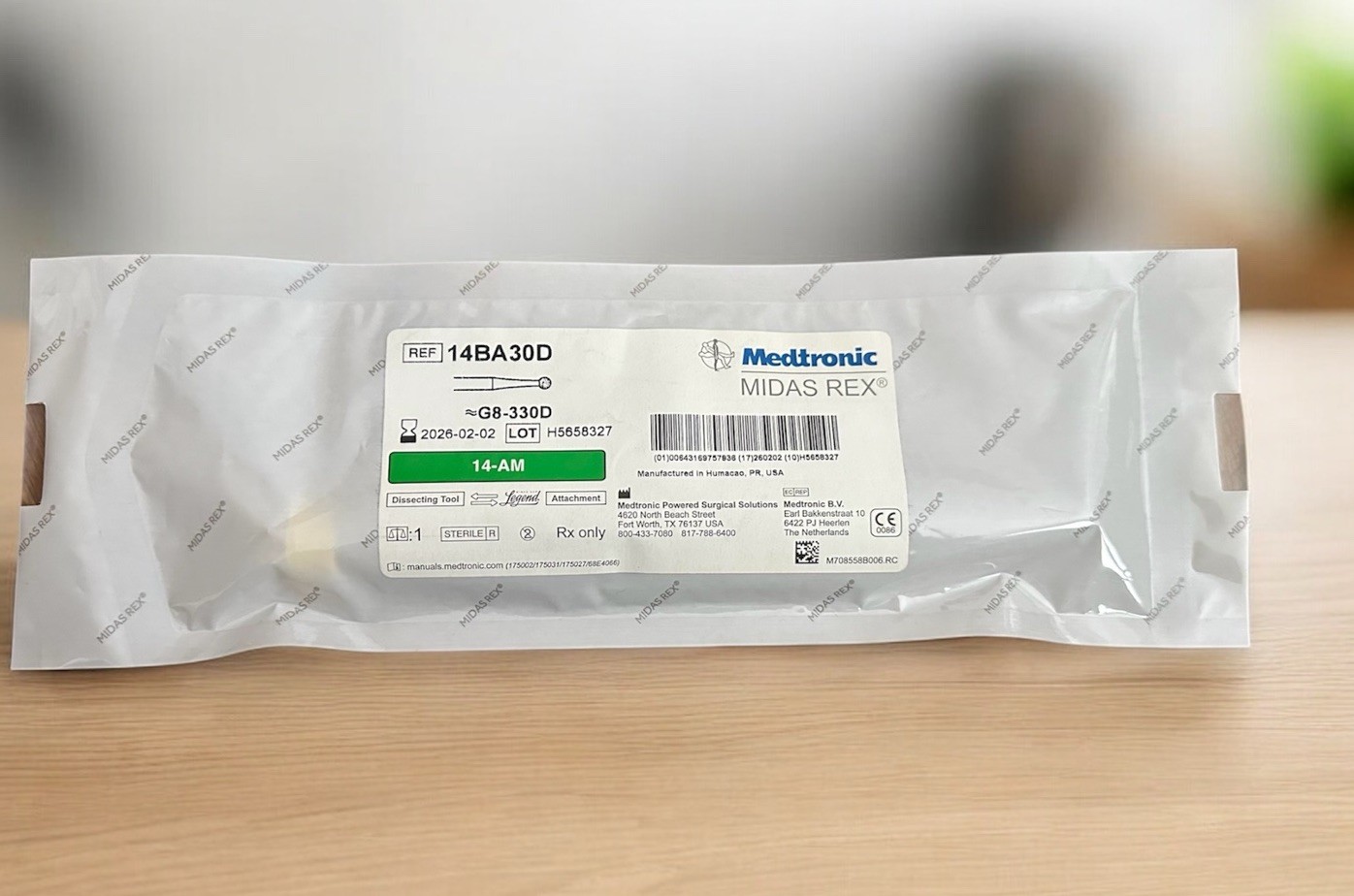 Medtronic Midas Rex Legend Bur 14BA30D