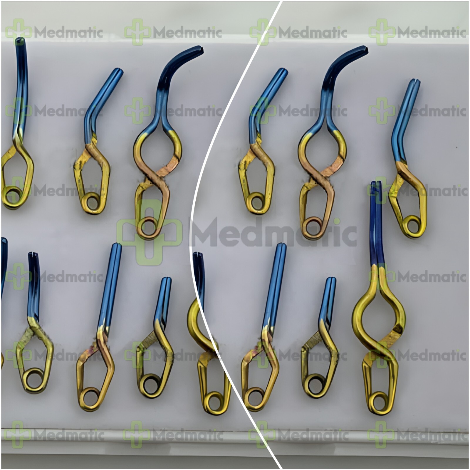 12 Pcs Aneurysm Clips Neurosurgery Set Titanium Premium Quality Clips A+
