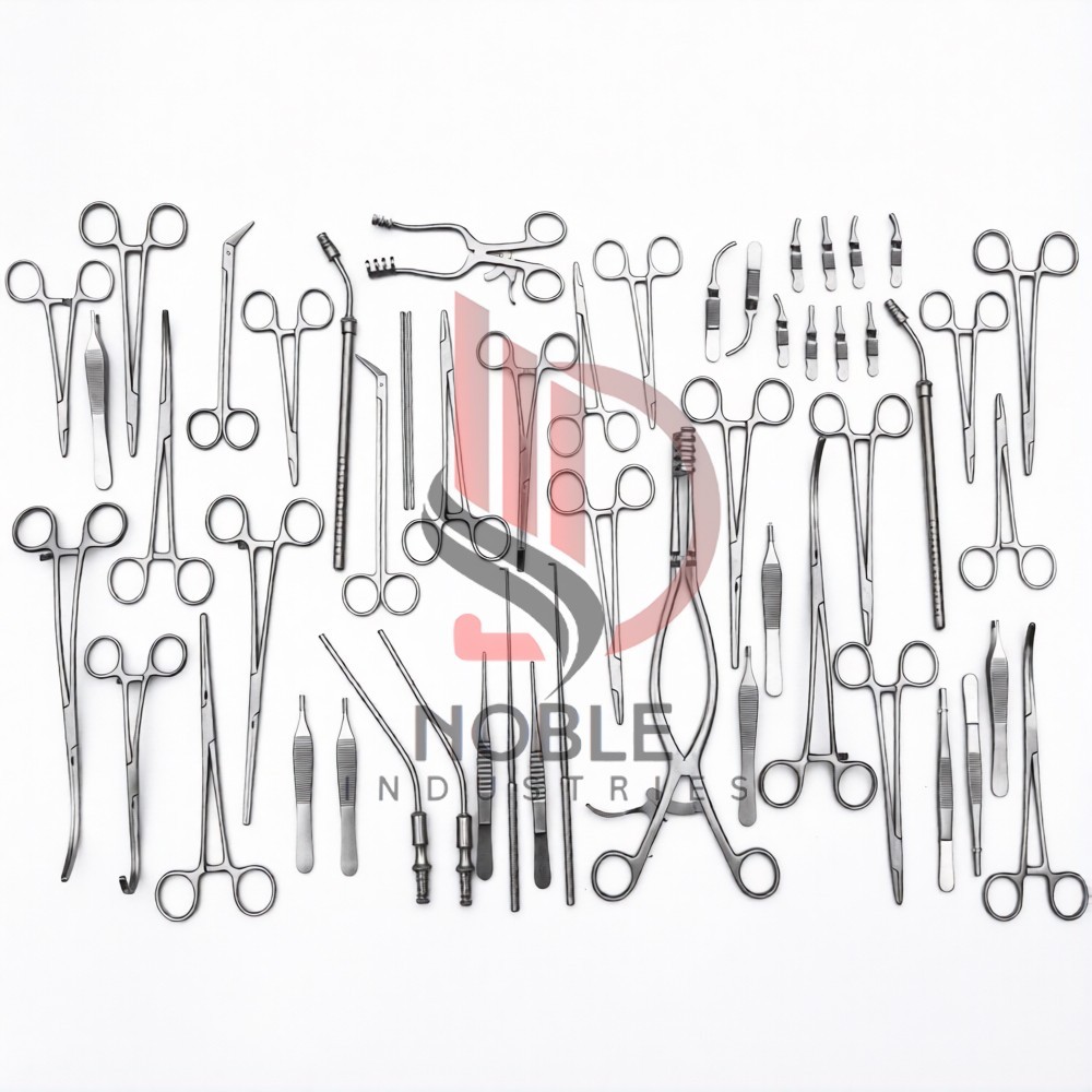 52 Pieces Vascular Surgery Set Surgical Instruments Premium Quality