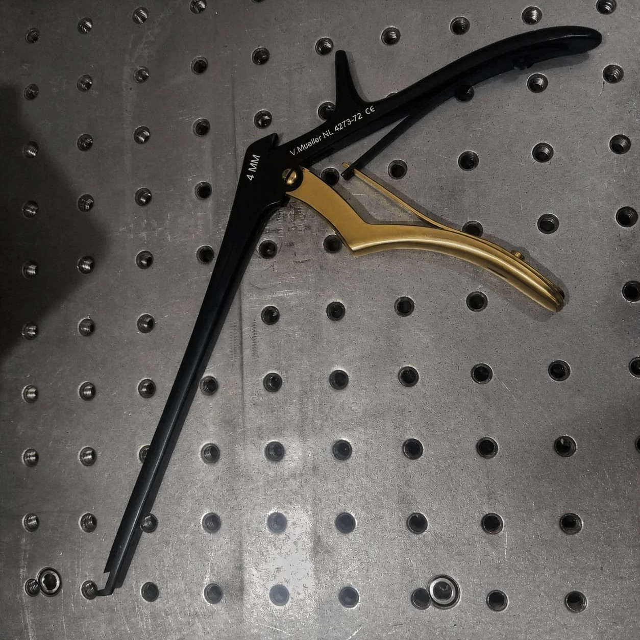 V. Mueller Kerrison Rongeur 2mm & 4mm Set NL4273-72 Spine Surgical Instrument