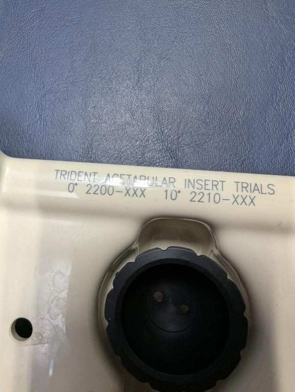 Stryker Trident Acetabular Insert Trial Set Hip Arthroplasty w/ Trays