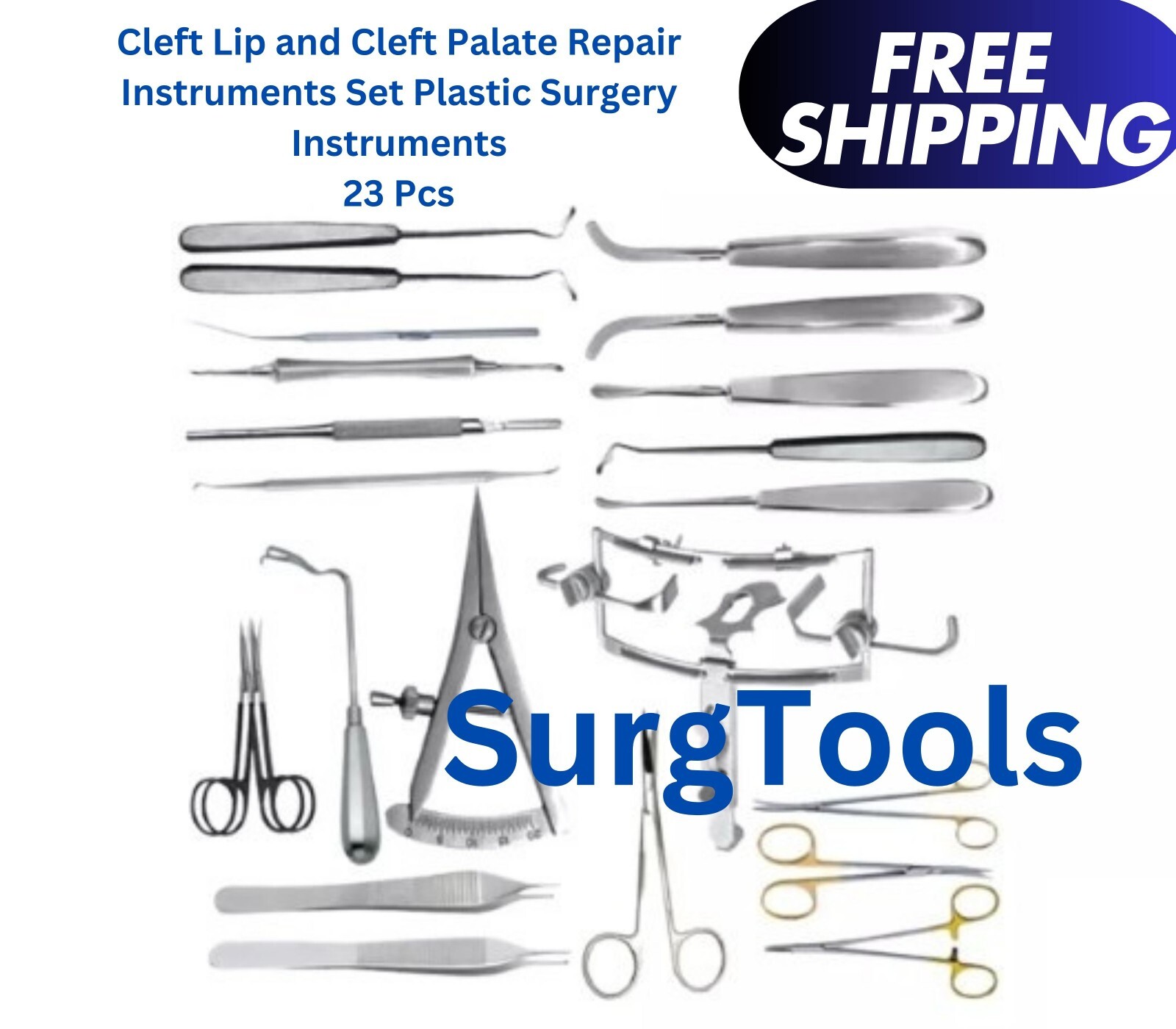 Plastic Surgery Instruments Cleft Lip and Cleft Palate Repair Instruments Set
