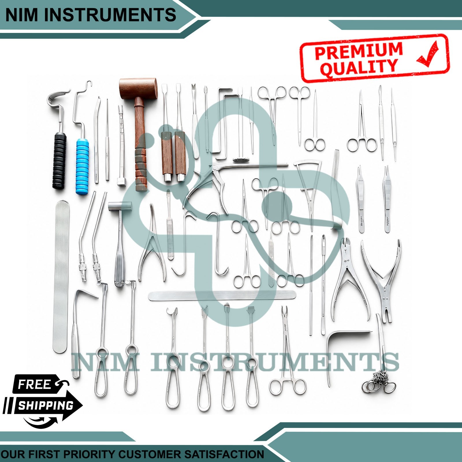 New Minimally Invasive Orthognathic Surgery Instruments Set By Nim