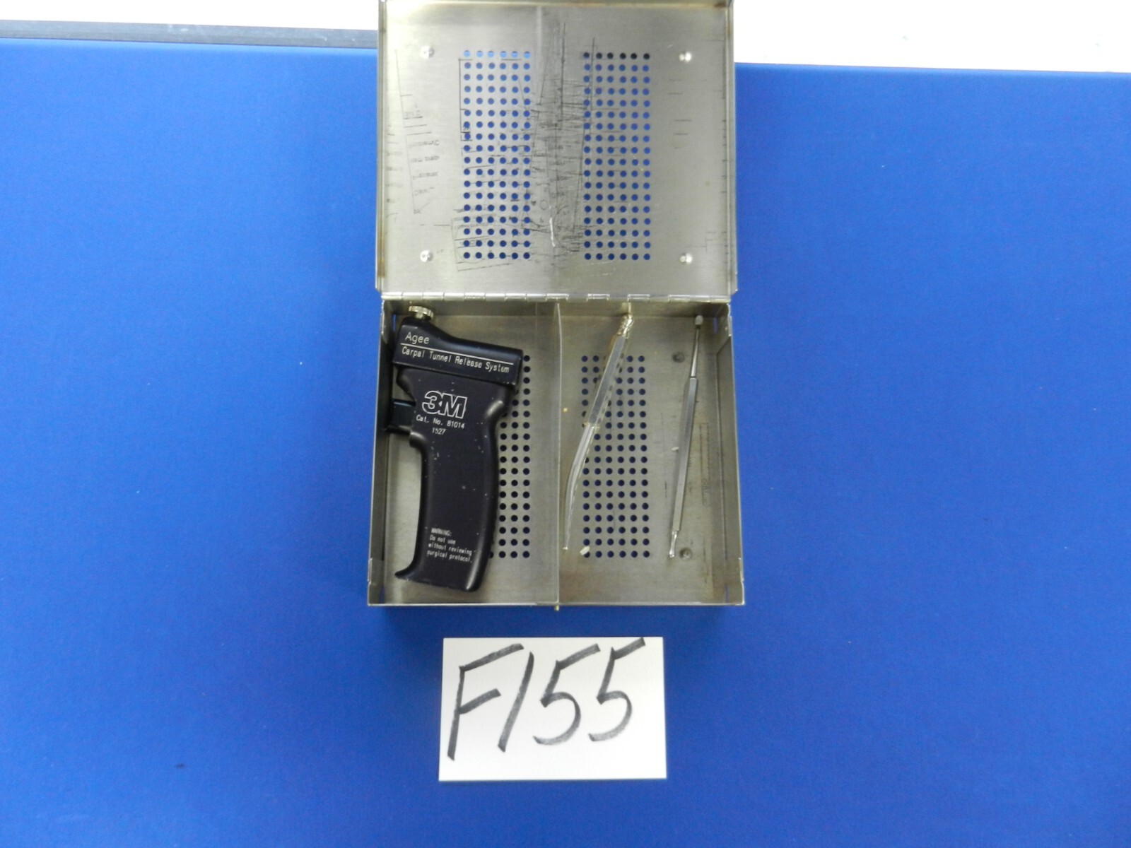 F155 3M Surgical 81014 Agee Carpal Tunnel Release System w/ 81027, 81029