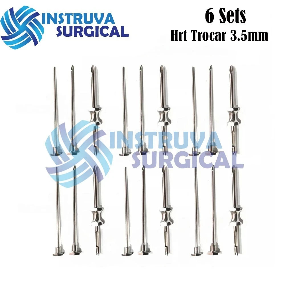 HRT Trocar 3.5mm Hormone Replacement Pellet Insertion Trocars 6 Sets