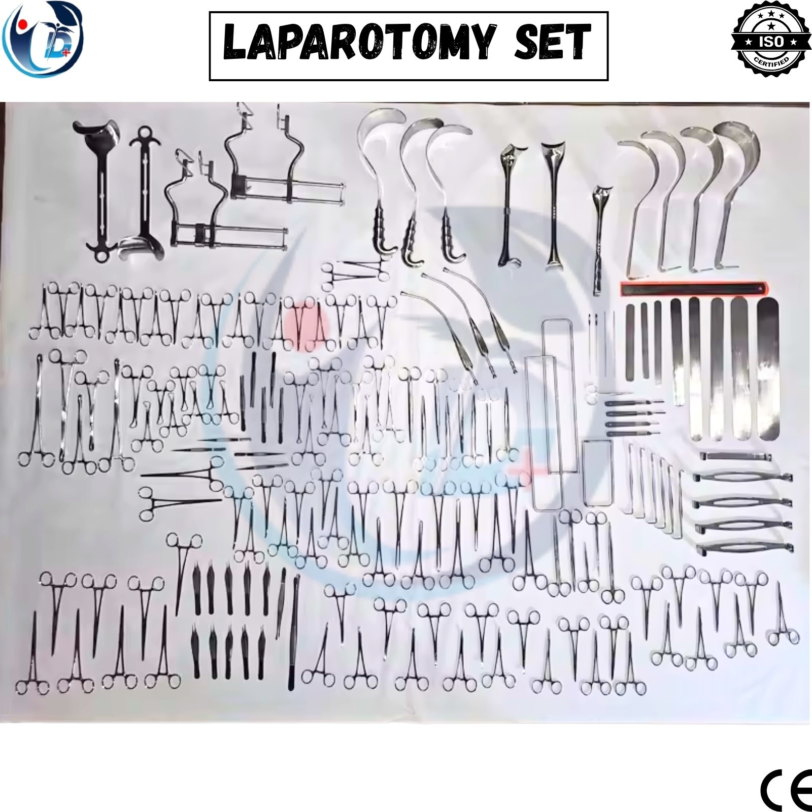 197 Pcs Laparotomy Abdominal Surgery Set Medical Surgical Instruments German Gr