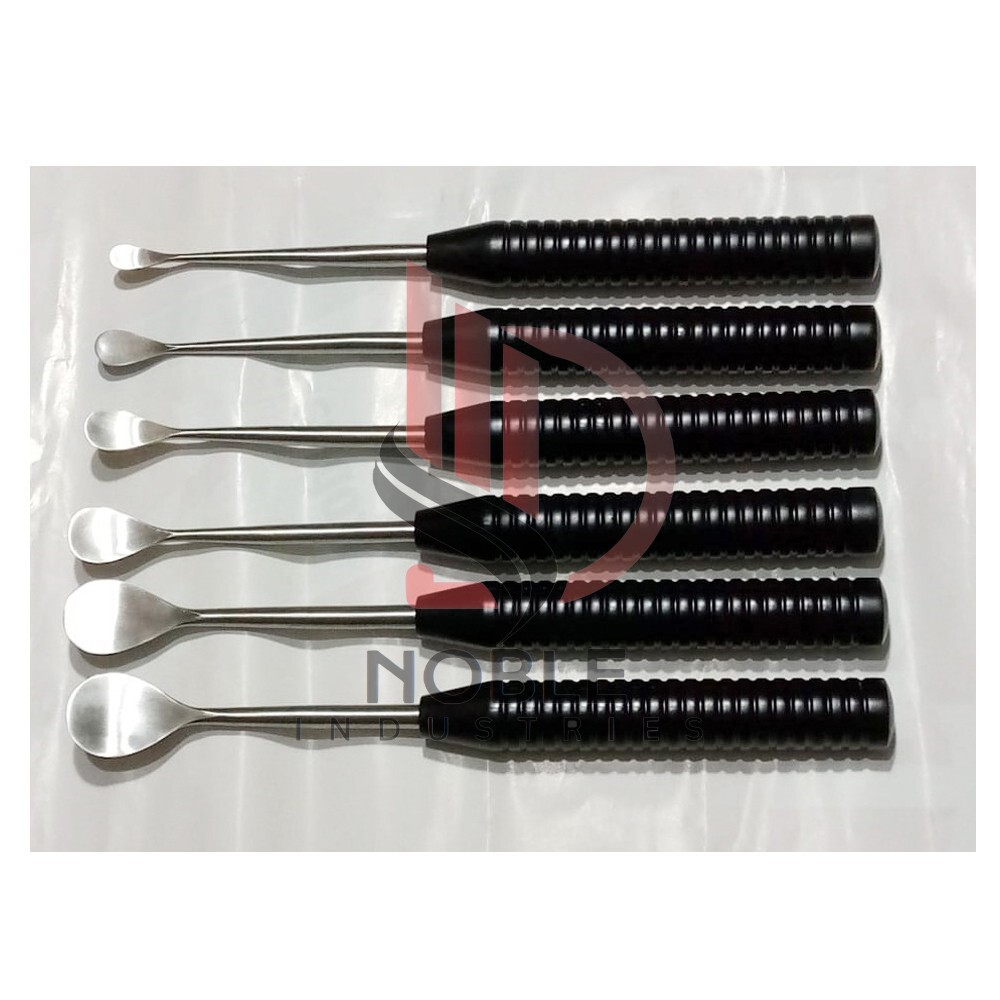 Cobb Elevator Spine Set Surgical Orthopedic Instruments Set of 6 Pcs Black Color