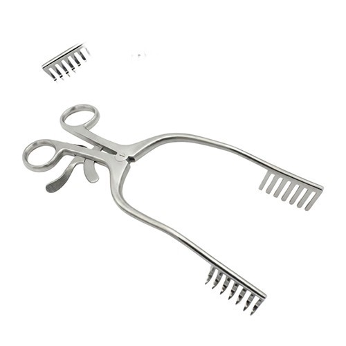 Miskimon Cerebellar Retractor 7X7 Sharp Prong 7.5 Orthopedic Surgical Neurology