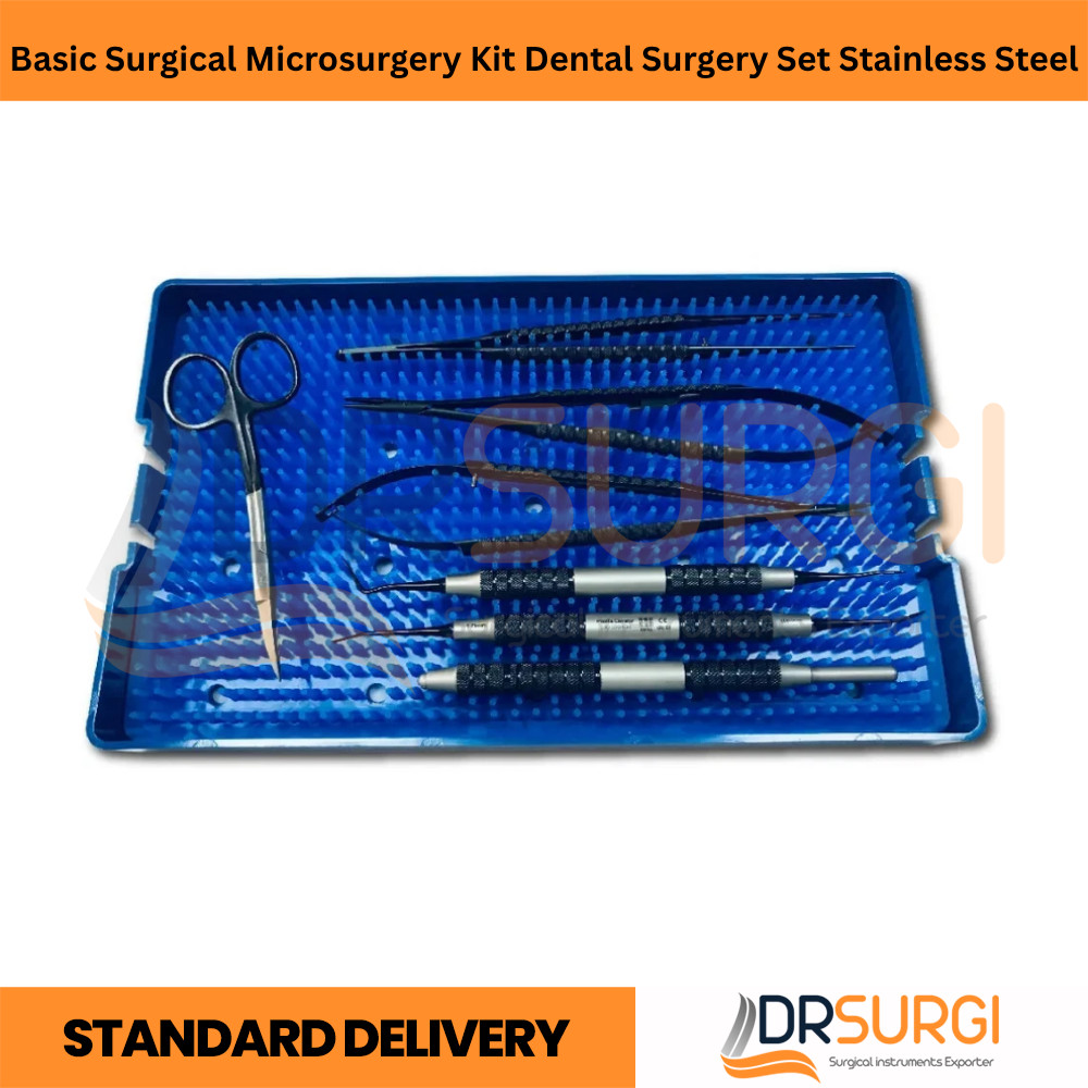 Basic Surgical Microsurgery Kit Dental Surgery Set Stainless Steel