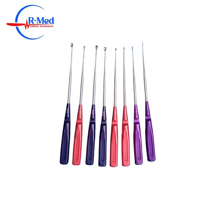 Cervical Bone Curettes Orthopedics Spine Surgical Instruments Best Quality 8 PCS