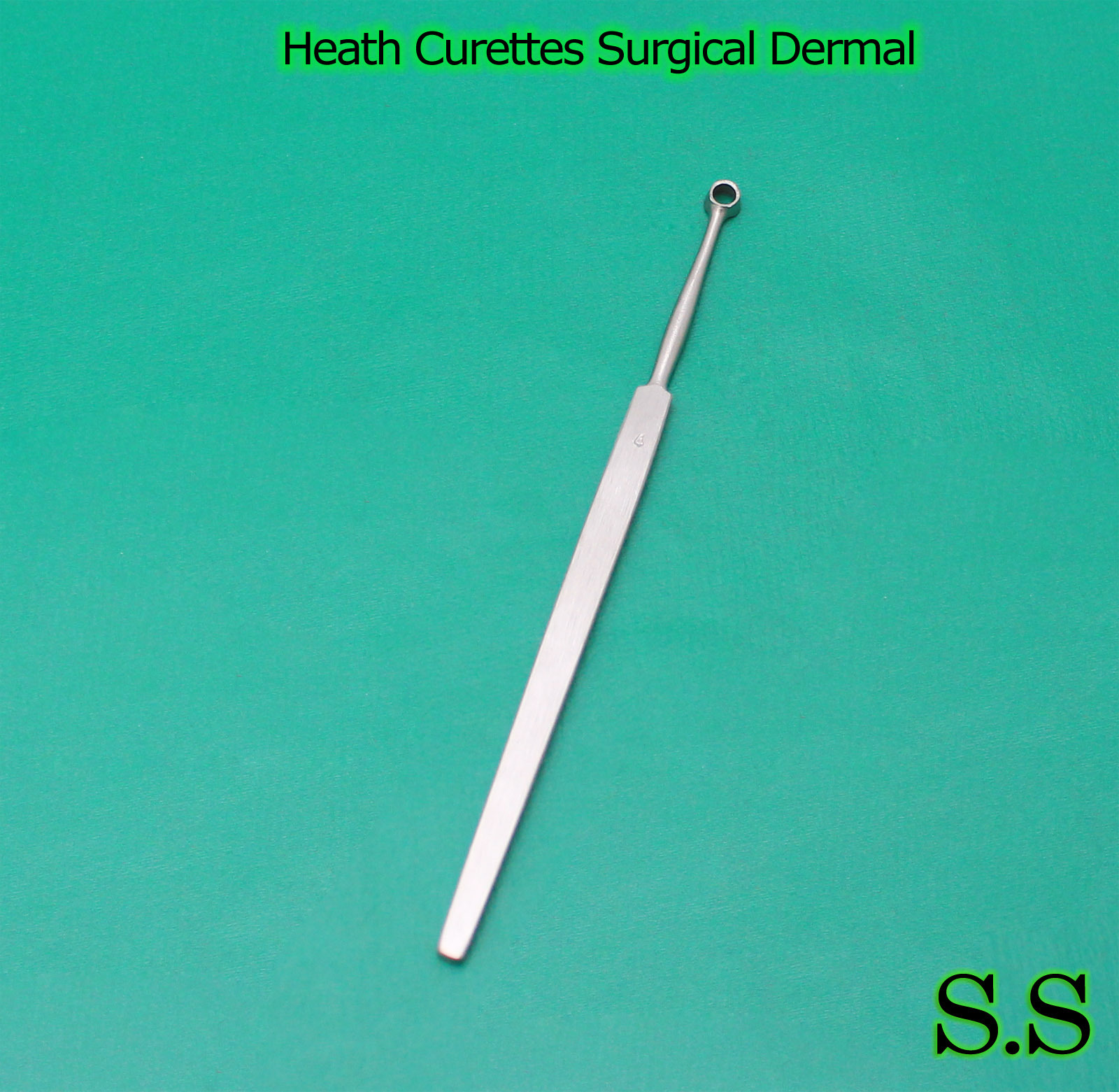 Heath Curettes Surgical Dermal Ophthalmic Instruments#0