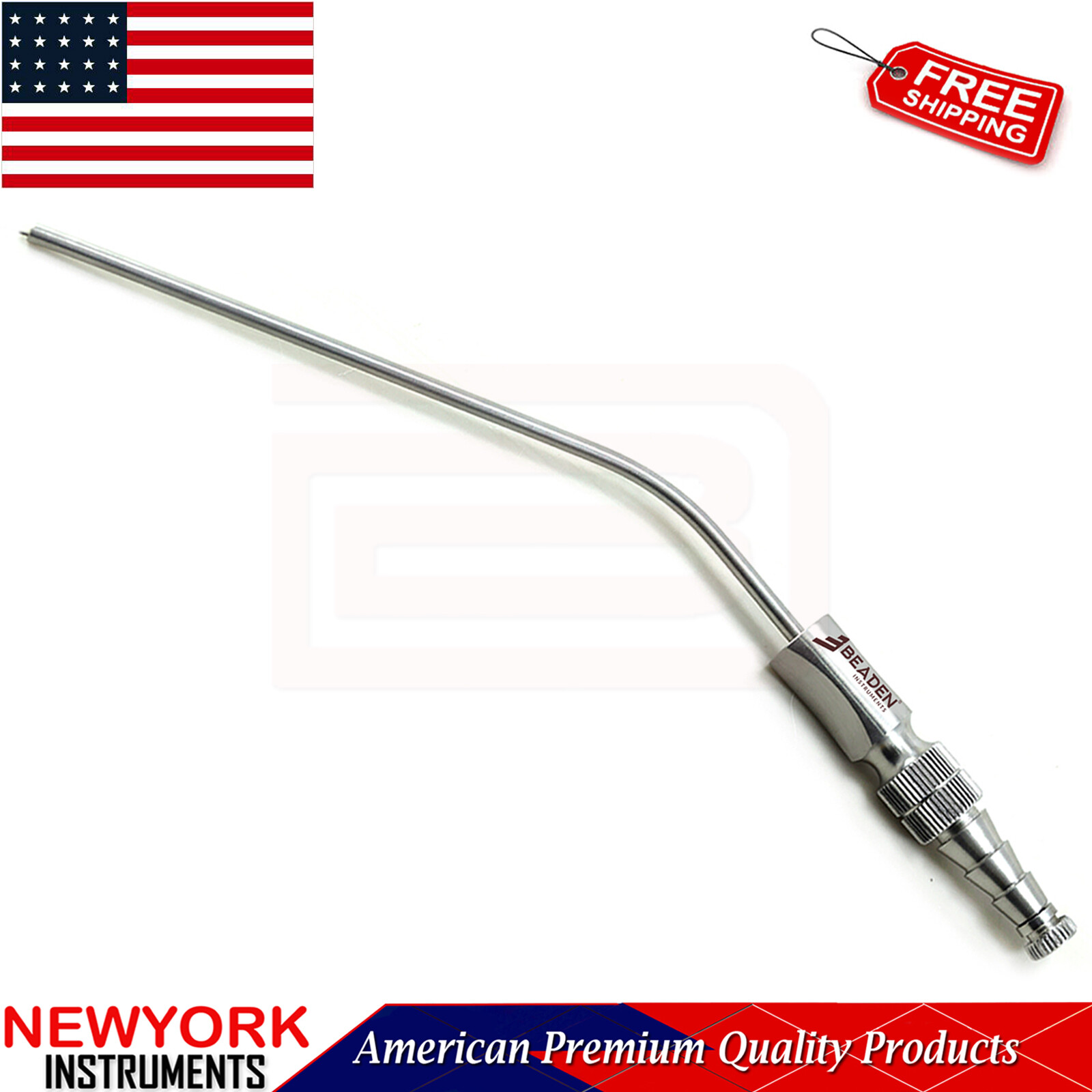 Surgical FRAZIER Suction Tube 3.33mm Dental ENT Surgical Medical Instruments New