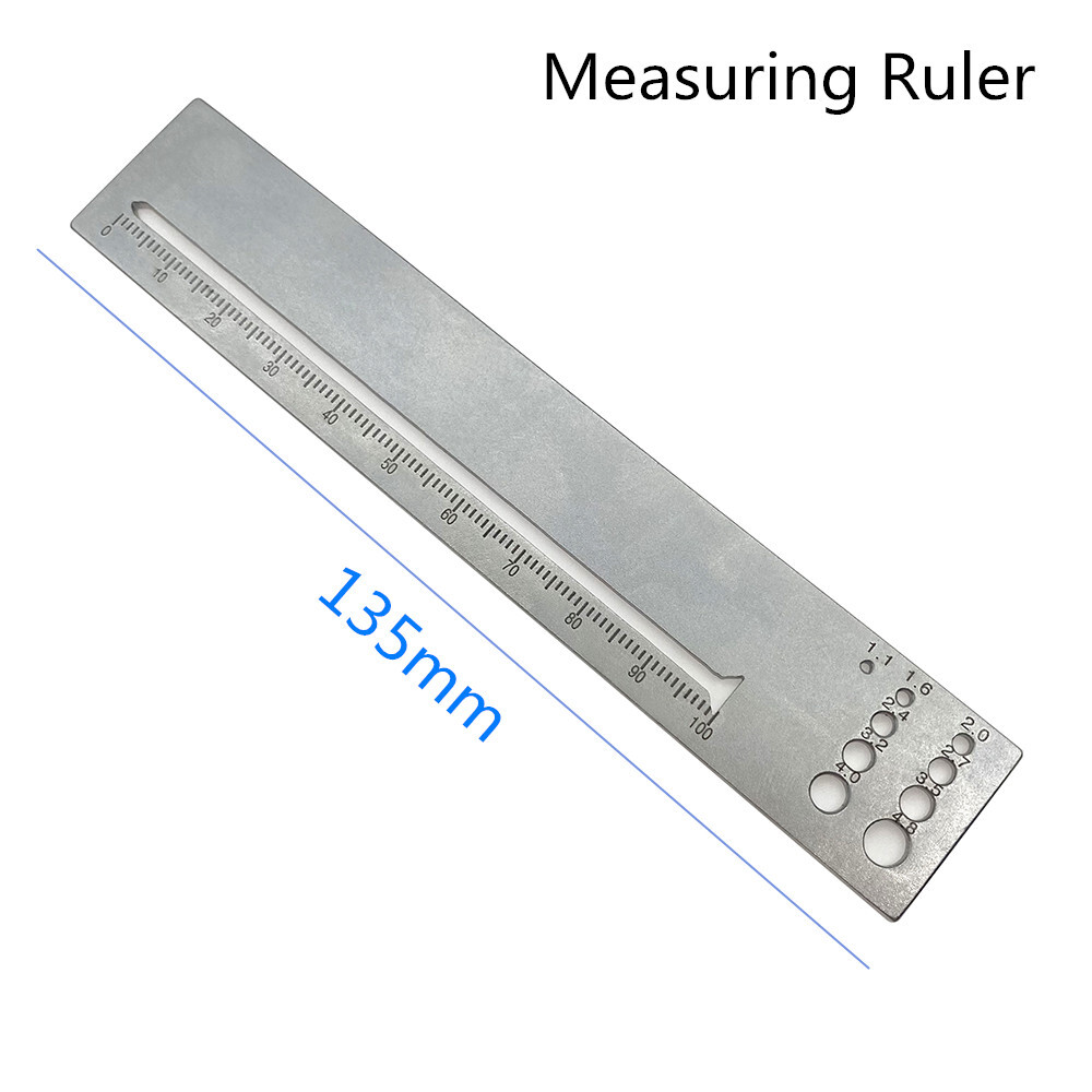 Bone Measuring Ruler Kirschner Wire Bone Screw Diameter Length Measuring Ruler