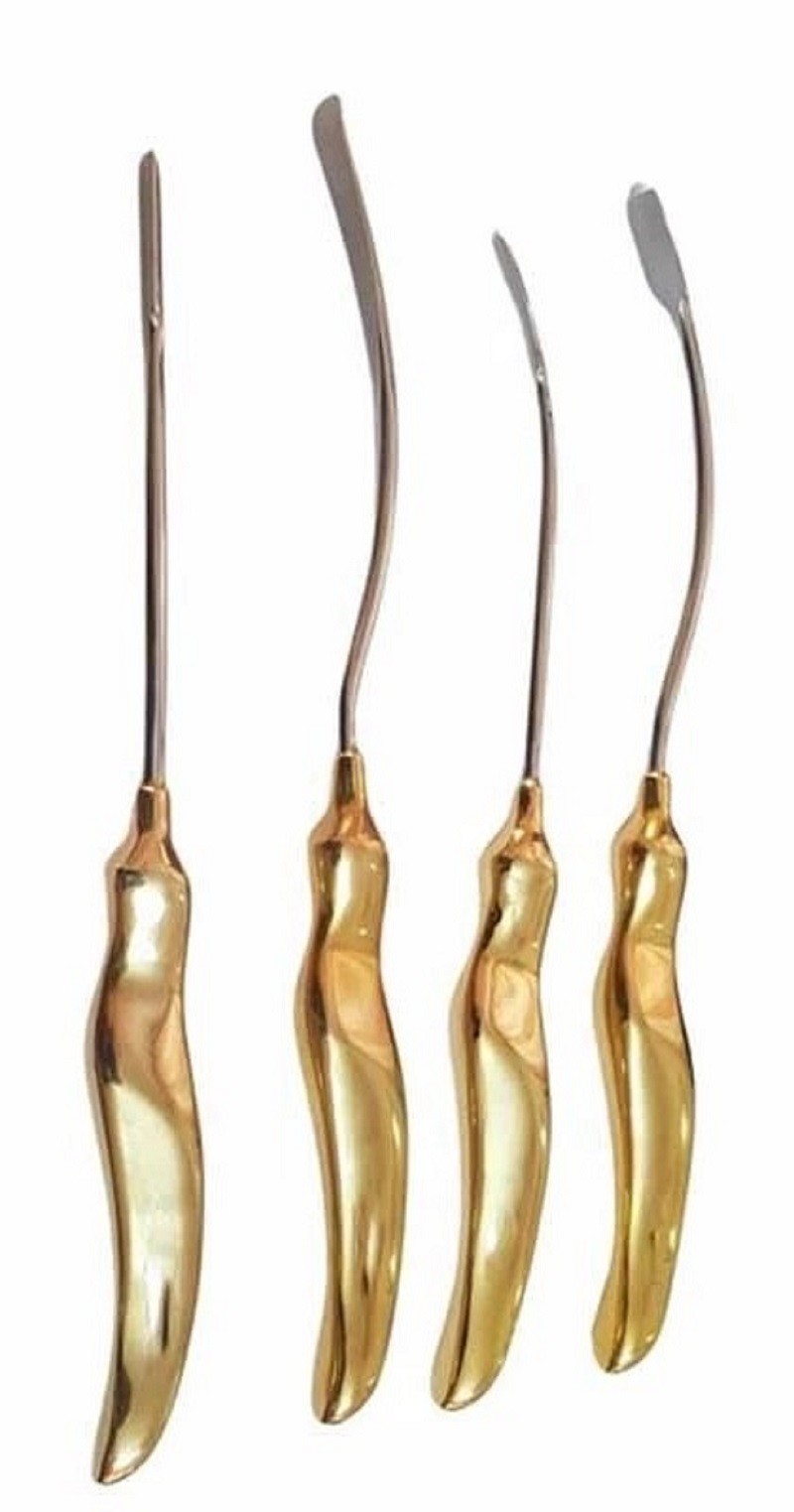 Brow Lift & Face Lift Dissector Plastic Surgery Instruments Set of 4
