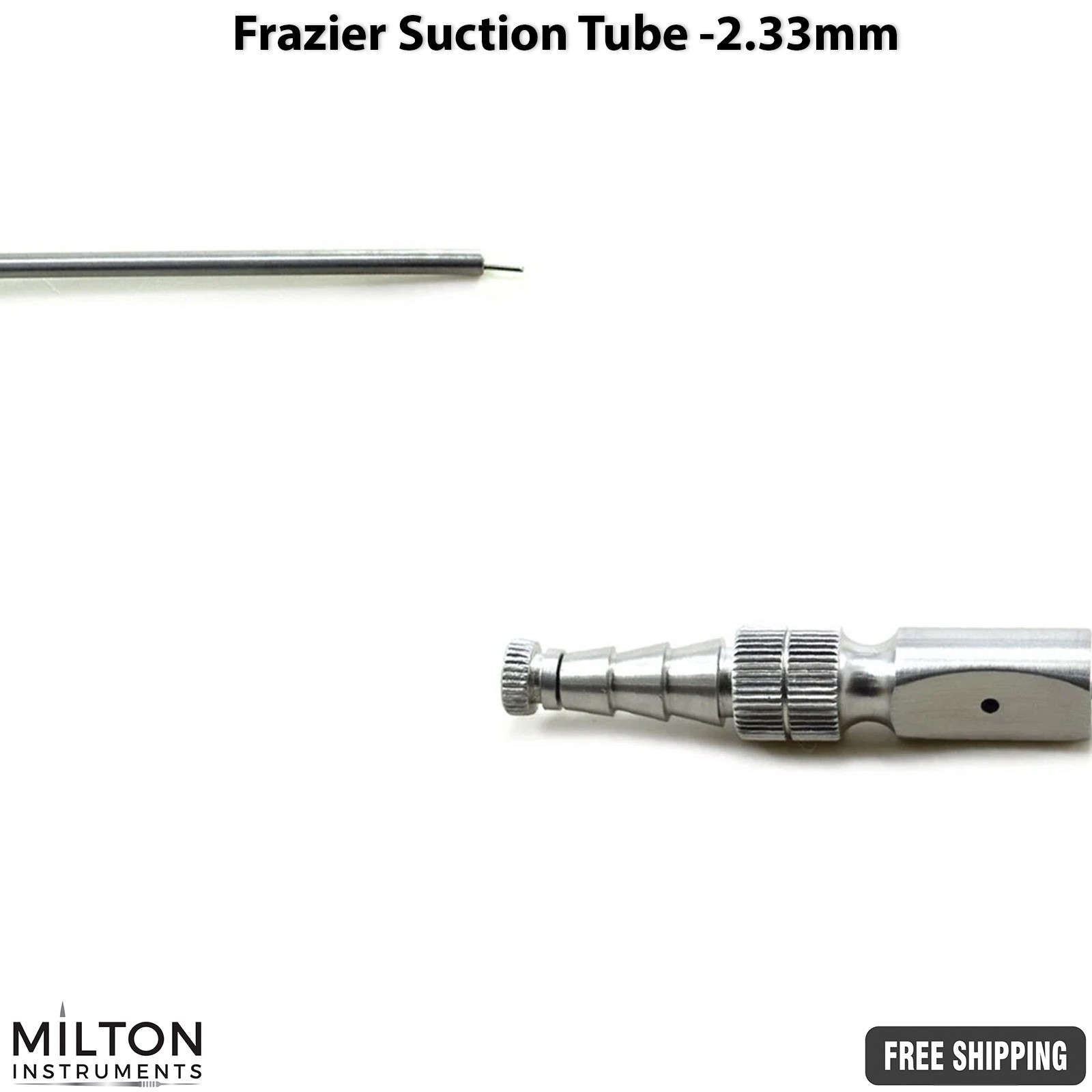 Frazier Suction Tube 2.33mm ENT Surgical Aspirator Ear Nose Instrument CE