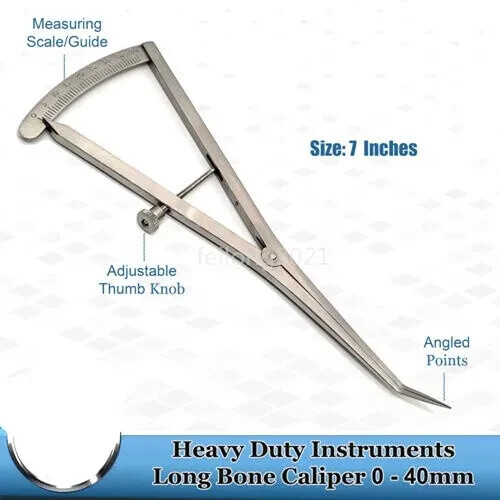 Angled Castroviejo Caliper 0 TO 20/40 MM 3.5″ Surgical Dental Instruments