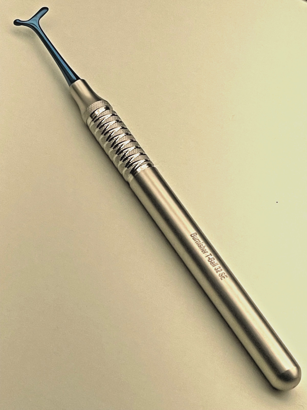 Dental Burnisher T-Ball 32 SE, Titanium Blue Coated Tip